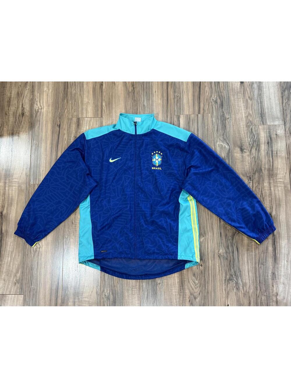 Nike Brazil National Team Men's Academy Pro Performance Anthem Full-Zip Jacket